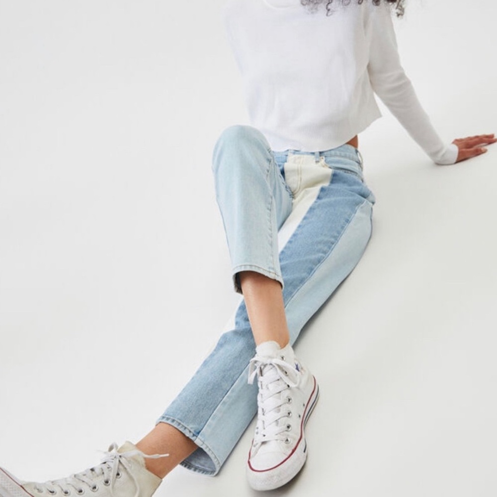 PacSun Size‎ 26 Hopper Patch Mom Jeans High Rise NEW